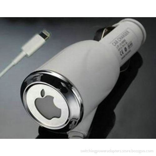 5.1volt 2100ma Apple Lightning Car Charger With Iphone5 Cable Connector